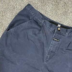 Marithe Francois Girbaud Dress Pants Trousers Navy Mens 40x35 Baggy Skater Y2K